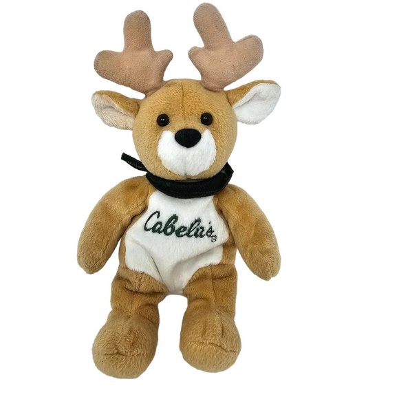 Cabela's Reindeer Beanbag Plush Stuffed Animal 10" - Picture 1 of 3